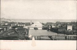 River View, Manitowoc Wis. Postcard