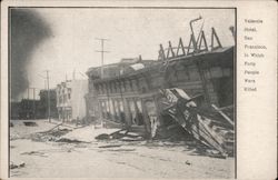 Valencia Hotel in Which 40 People were Killed Postcard
