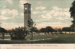 Government Tower Fort Sam Houston Postcard