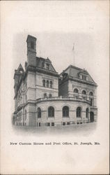 New Custom House and Post Office Postcard