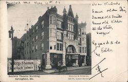 Baldwin Theatre Building Postcard