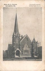 Grace M.E. Church Springfield, MO Postcard Postcard Postcard