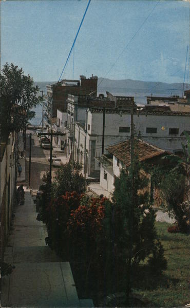 Typical Street Puerto Vallarta JA Mexico