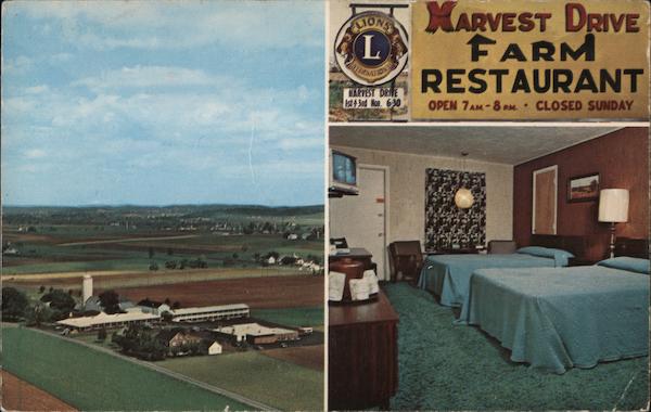 Harvest Drive Farm Motel and Restaurant Gordonville Pennsylvania