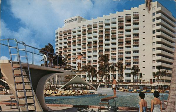 The Americana Hotel Miami Beach Florida H.W. Hannau