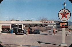 Sun Gold Texaco Service Center Business Card