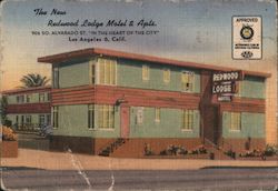 The New Redwood Lodge Motel & Apts Business Card