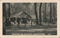 Redwood Inn, California Redwood Park Business Card
