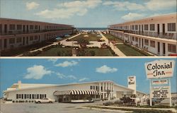 Colonial Inn Beach Resort Postcard