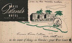 Davis Islands Hotel Postcard