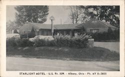 Starlight Motel Albany, OH Postcard Postcard Postcard