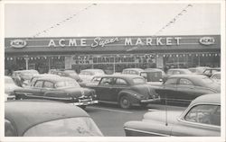 ACME Super Market #9 circa 1953 Barberton, OH Postcard Postcard Postcard