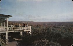 View from the Veranda of Monomnock Inn Postcard