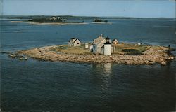 Blue Hill Bay Light Brooklin, ME A.D. Phillips Postcard Postcard Postcard