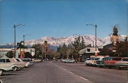 Snow-capped Mountain Range as Seen from Yale Ave. Postcard