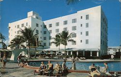 Coronado Hotel Pool Cabana Club Postcard
