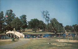 Children's Playground Municipal Park Postcard