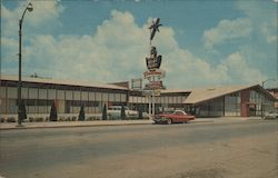 The Downtowner Motor Hotel and Restaurant National And Wall Streets Postcard