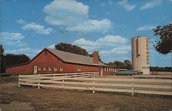 Red Barn Restaurant Postcard