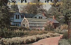 Luther Burbank Home and Gardens Postcard