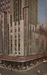 Radio City Music Hall Postcard