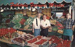 Produce at Farmers Market Postcard