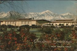Christmas Greetings from Miracle Mile Postcard