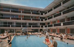 The Ascot-Luxury Motel Atlantic City, NJ Postcard Postcard 