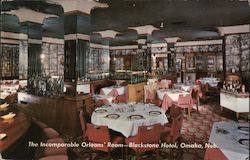 Orleans' Room Blackstone Hotel Postcard