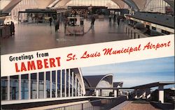 Lambert St. Louis Municipal Airport Missouri Postcard Postcard Postcard