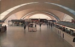 Interior View, Lambert - St Louis Municipal Airport Postcard