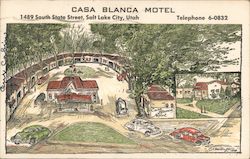 Casa Blanca Motel Postcard