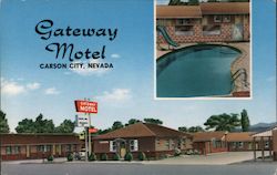 Gateway Motel Carson City, NV Postcard Postcard Postcard