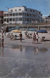 The Atlantic Hotel Virginia Beach, VA H.W. Hannau Postcard Postcard Postcard