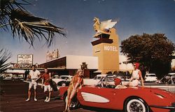 The New Thunderbird Hotel, Corvette Postcard