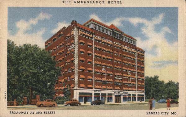 Ambassador Hotel, Broadway at 36th Street Kansas City Missouri