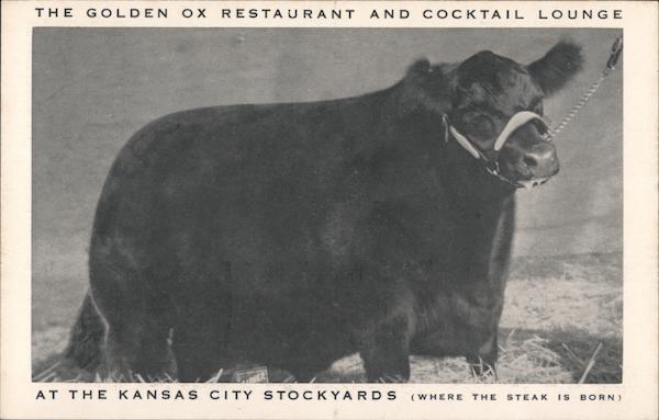 The Golden Ox Restaurant and Cocktail Lounge Kansas City Missouri