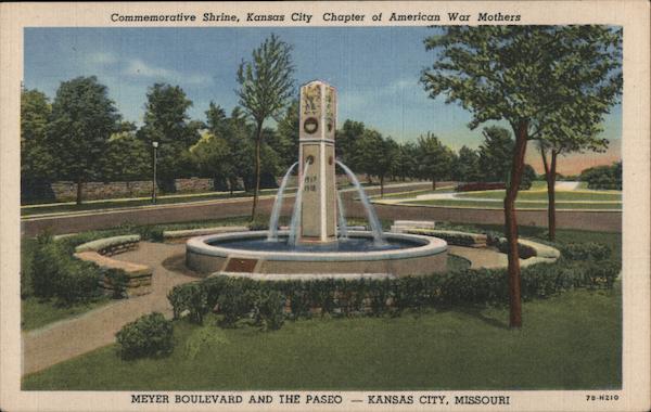 Commemorative Shrine, K.C. Chapter of American War Mothers Kansas City Missouri
