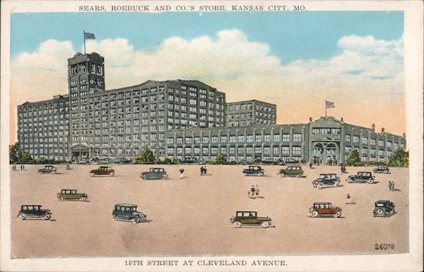 Sears, Roebuck and Co.'s Store 15th Street at Cleveland Avenue Kansas City Missouri