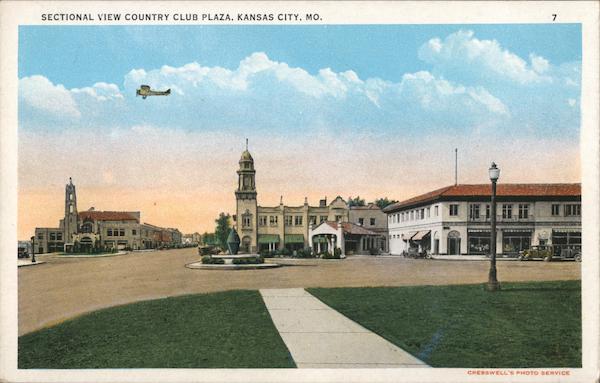 Sectional View Country Club Plaza Kansas City Missouri