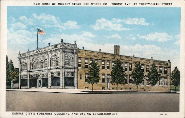 Monkey Steam Dye Works Company Kansas City Missouri