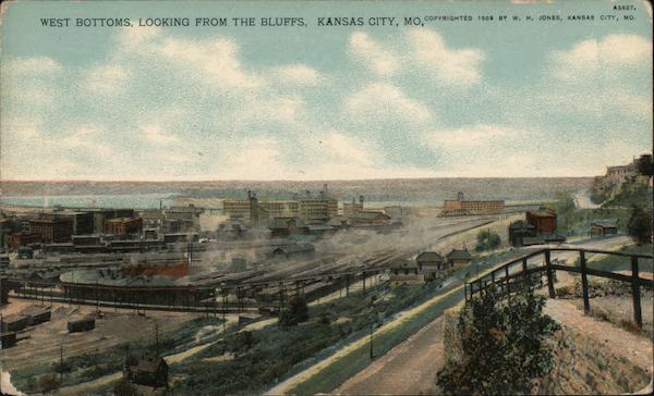 West Bottoms, Looking From The Bluff Kansas City Missouri