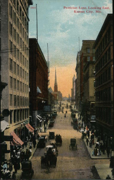 Petticoat Lane, Looking East Kansas City Missouri