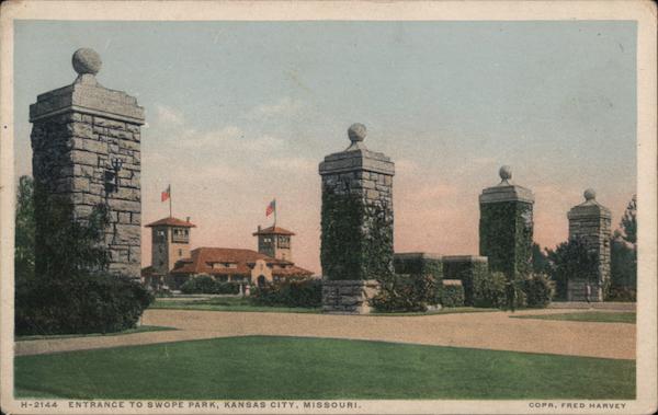Entrance to Swope Park Kansas City Missouri