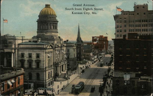 Grand Avenue, South from Eighth Street Kansas City Missouri
