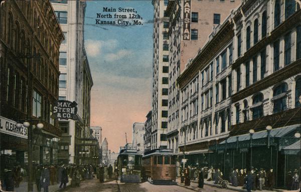 Main Street North from 12th Kansas City Missouri