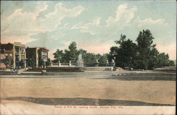 Paseo at 9th Street Looking South, Kansas City, Missouri