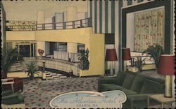 The Atlantan Hotel, Cone and Luckie Streets Postcard