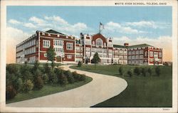 Waite High School Toledo, OH Postcard Postcard Postcard