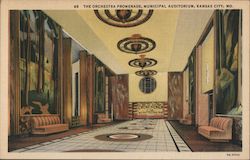 The Orchestra Promenade Municipal Auditorium Postcard